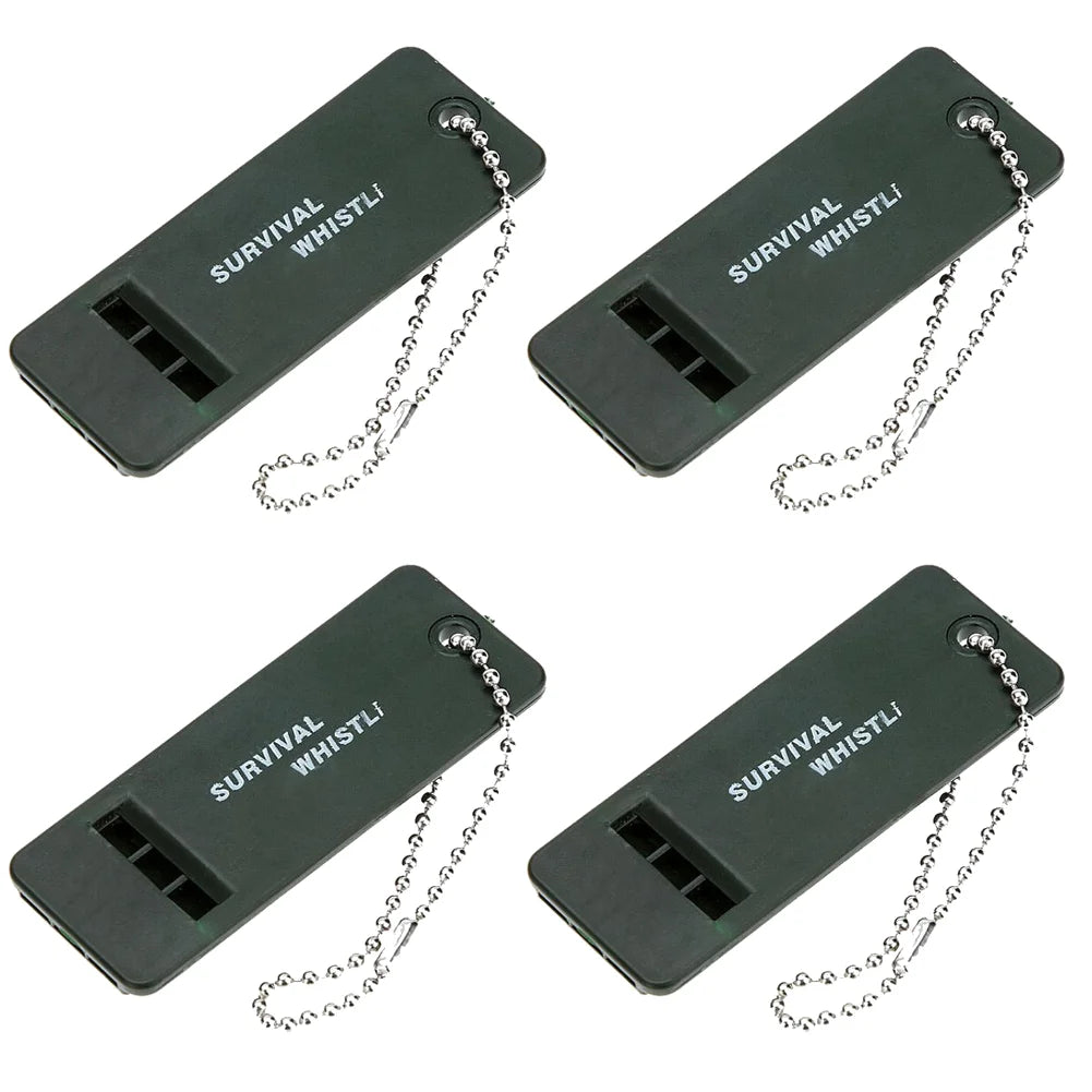 High Decibel 3-Frequency Survival Whistle – Emergency Tool for Hiking, Camping, Hunting